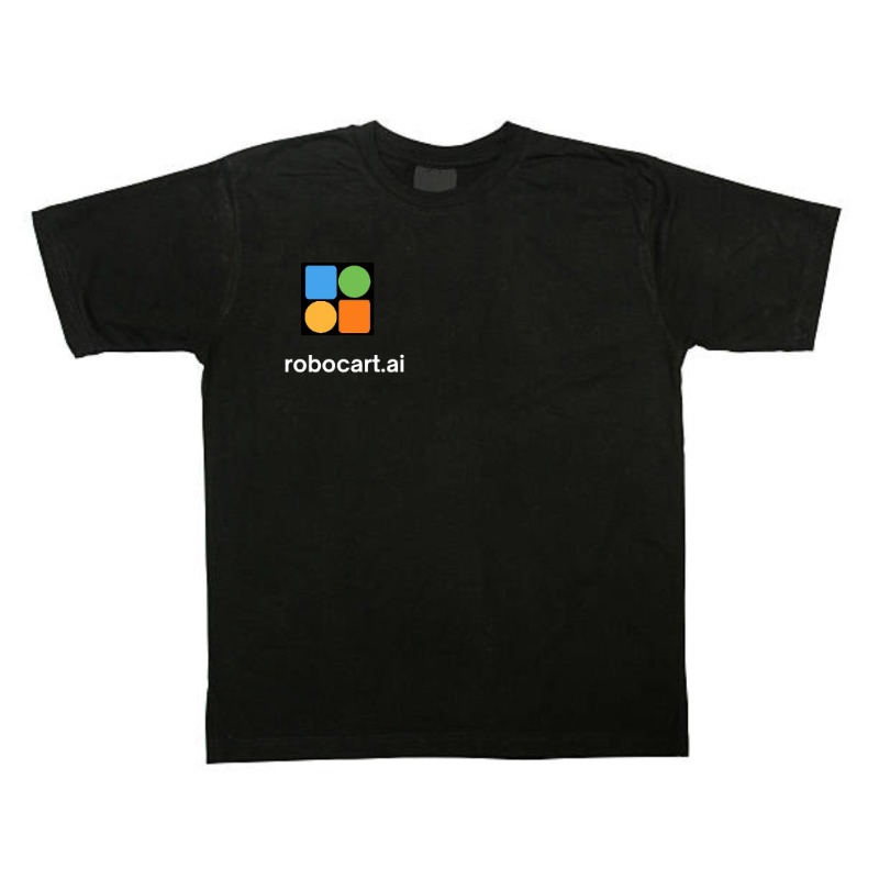 Robocart Comfortable Cotton Shirts - Stylish & Breathable Men's and Women's Tee Collection (Size M)