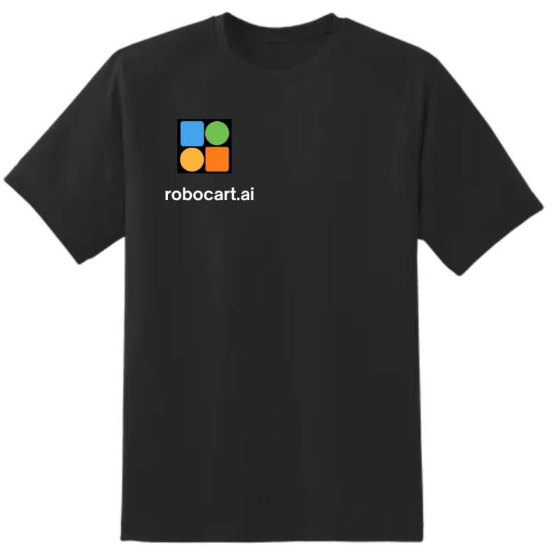 Robocart Comfortable Cotton Shirts - Stylish & Breathable Men's and Women's Tee Collection (Size S)