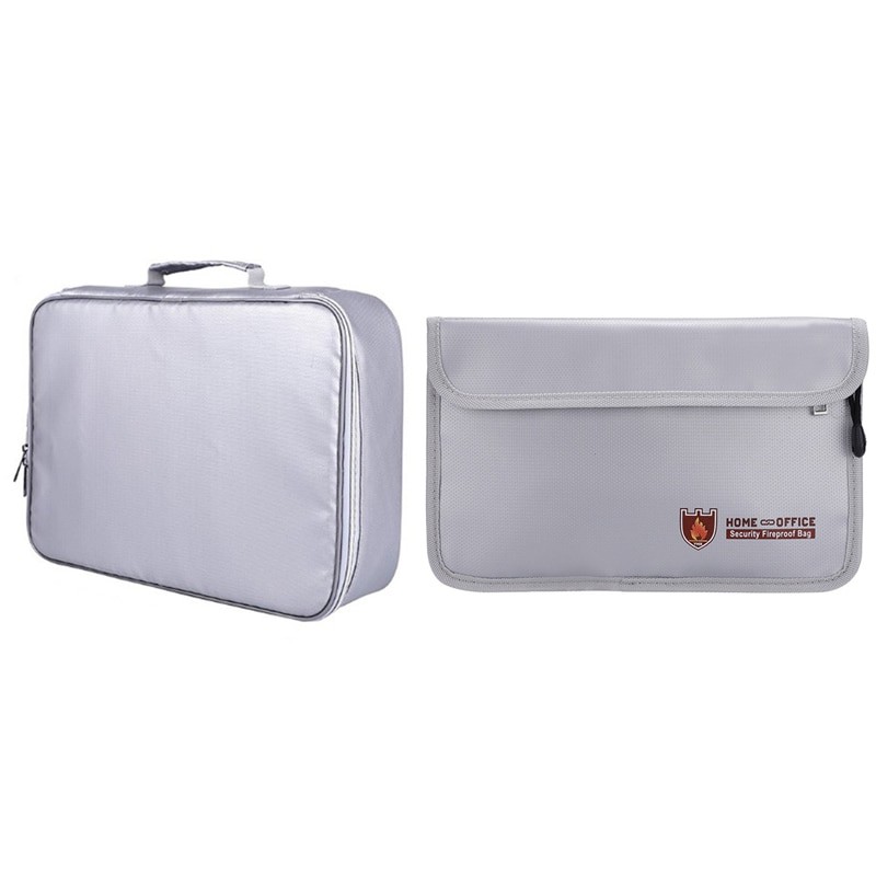 Household Multifunctional Storage Bag Fireproof And Waterproof File Storage Box