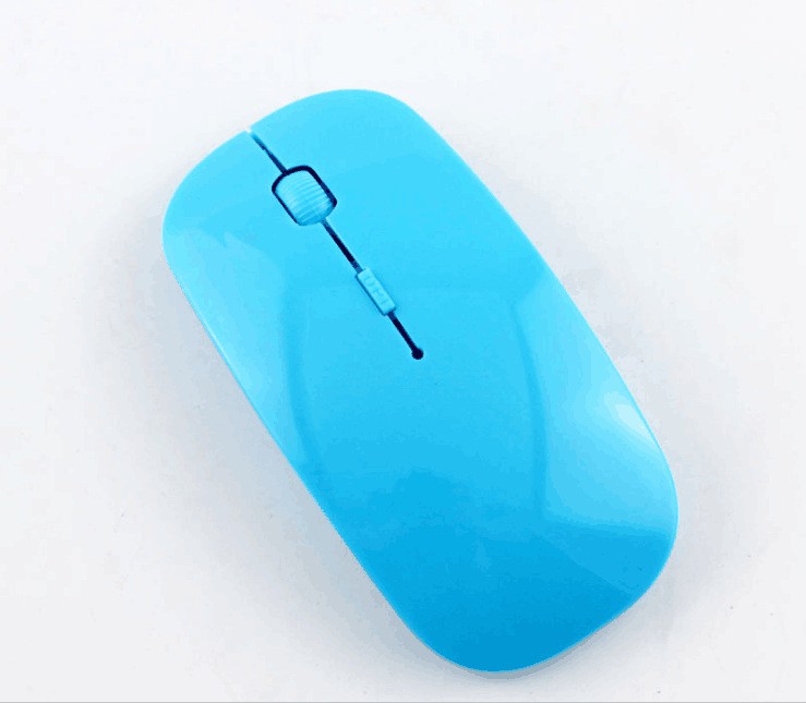 Mouse Wireless Ultra-Thin Wireless Mouse Blue