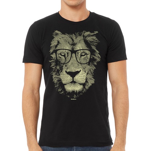 Lion Wearing Glasses- T shirt