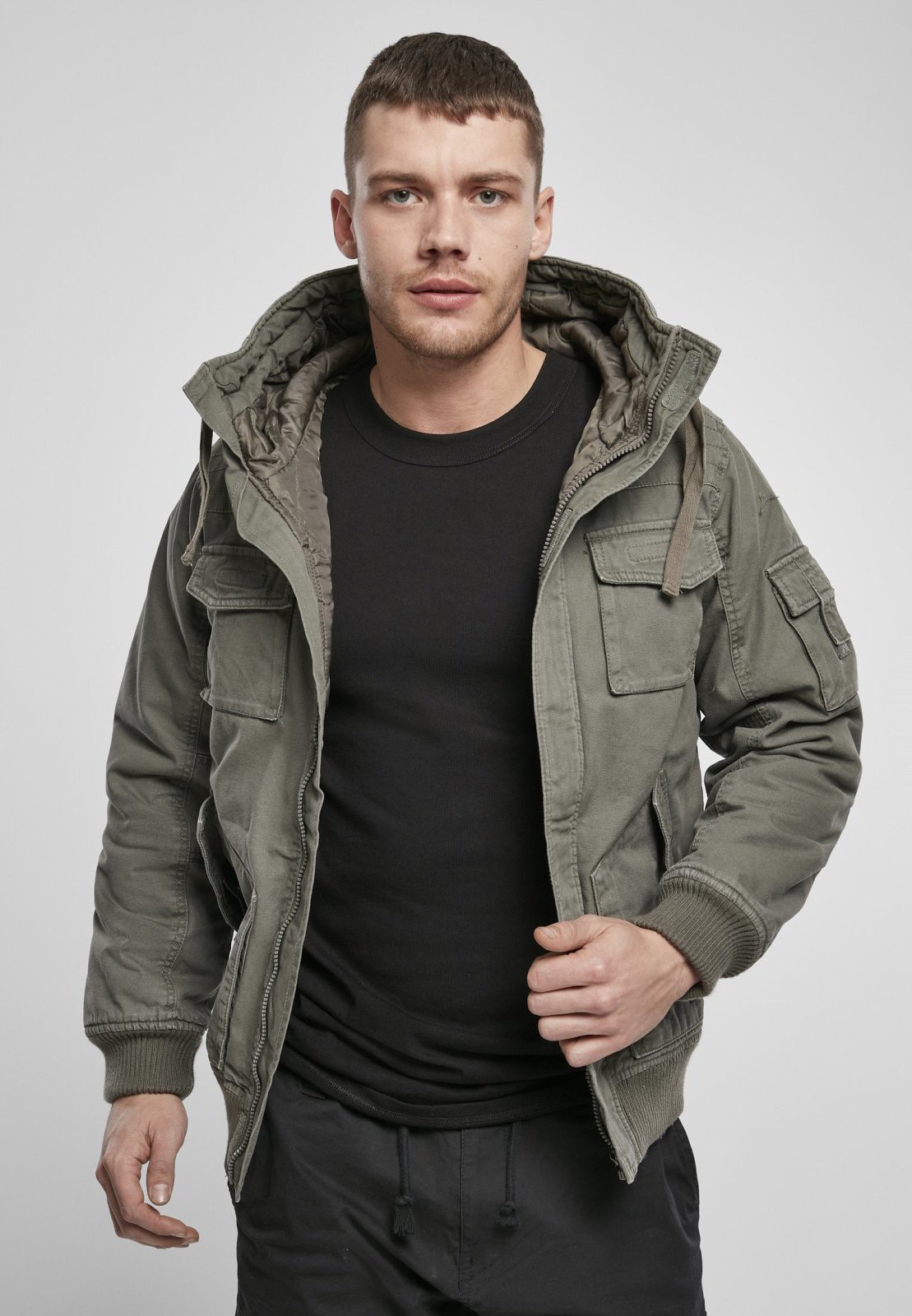 Bronx Winter Jacket L OLIVE 