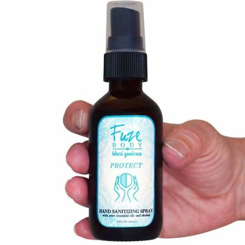 Natural Hand Sanitizer with alcohol and essential oils - Protect
