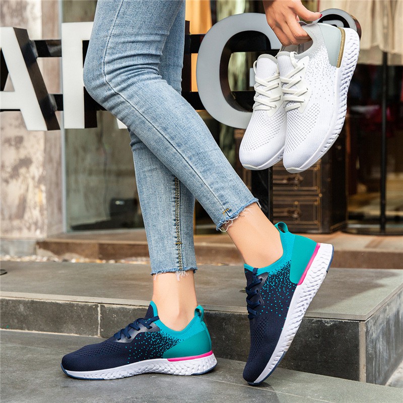 New Casual Sports Shoes Lightweight Soft Sole Running Shoes Women's Breathable Single Shoes Running Shoes