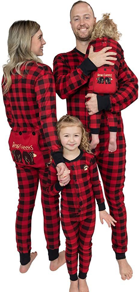 Christmas Suit, Parent-child Outfit, Plaid Jumpsuit, Home Service