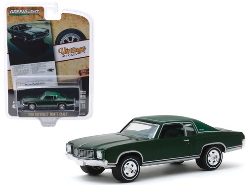 1970 Chevrolet Monte Carlo Dark Green with Light Green Top A Group
