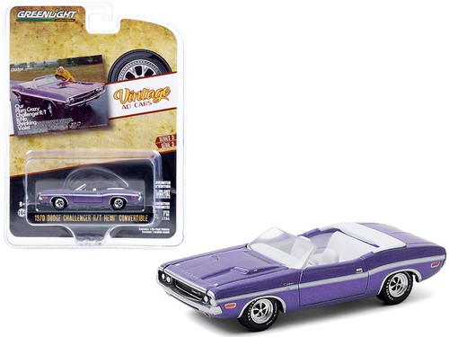 1970 Dodge Challenger R/T HEMI Convertible Plum Crazy with White