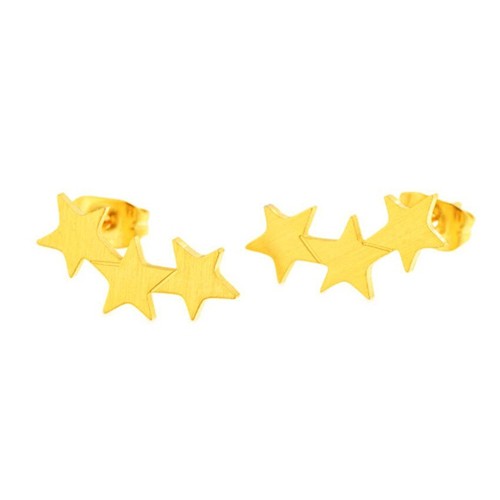 Trendy Star Climber Line Stud Earrings For Women