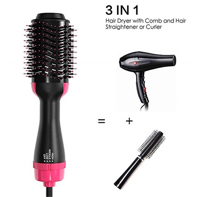 2 In 1 Multifunctional Anion Hair Comb And Curler