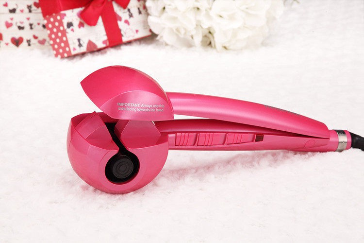 Rose Curling Iron Steam Spray Automatic Curling Iron