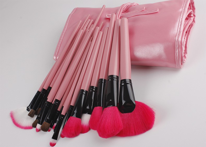 24 Makeup Brushes PINK 