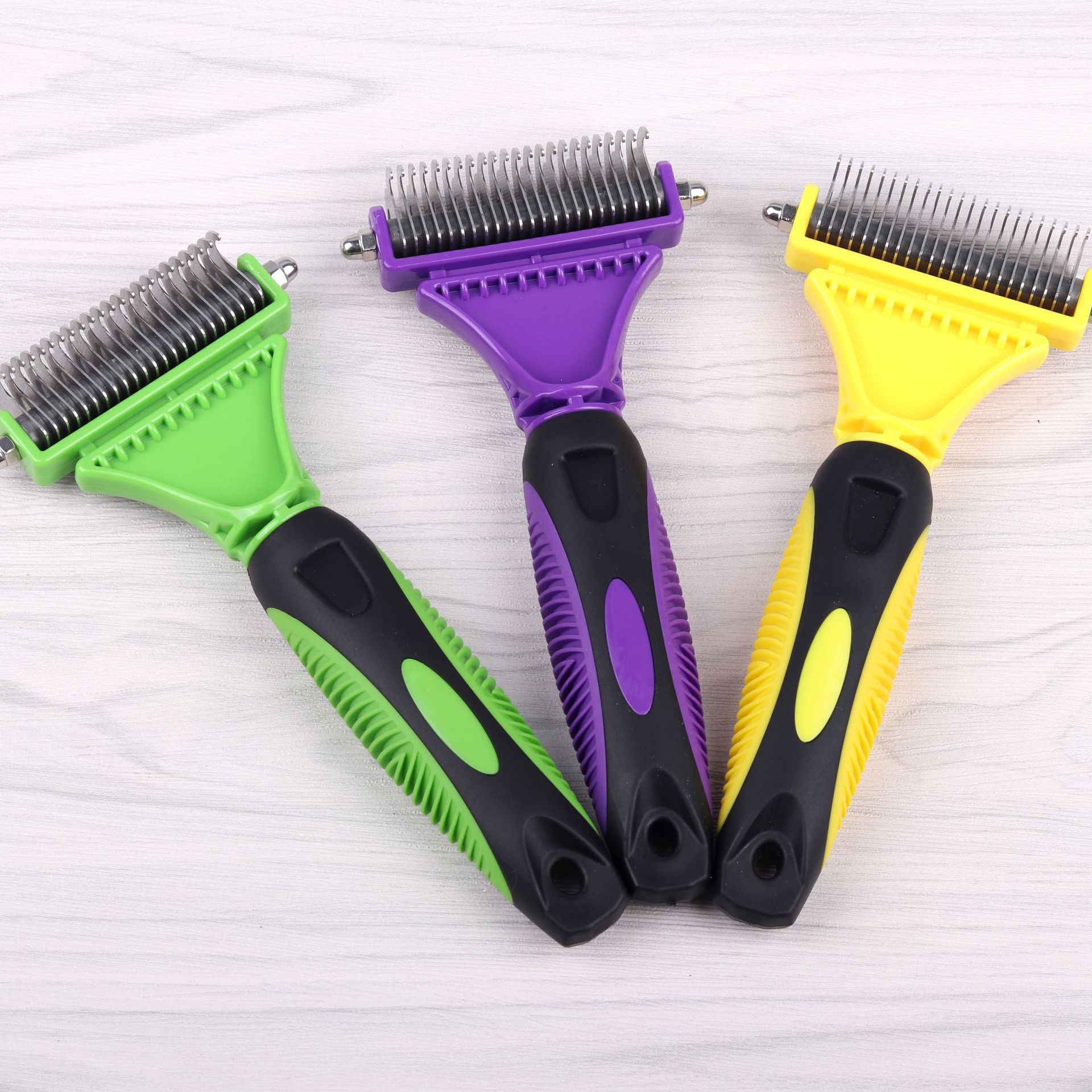 Pet Comb Dog Grooming Stainless Steel Open Knot Comb To Remove Floating Hair
