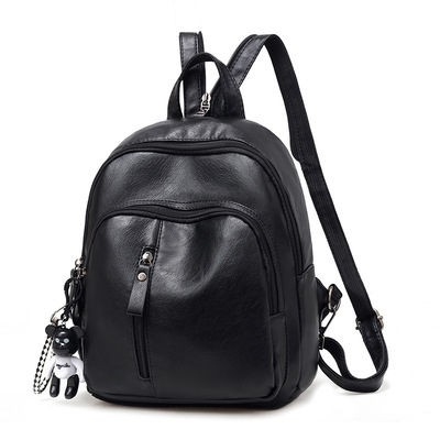 New handbag lady PU backpack fashion tide all-match leisure travel backpack bag can be issued on behalf of the PU