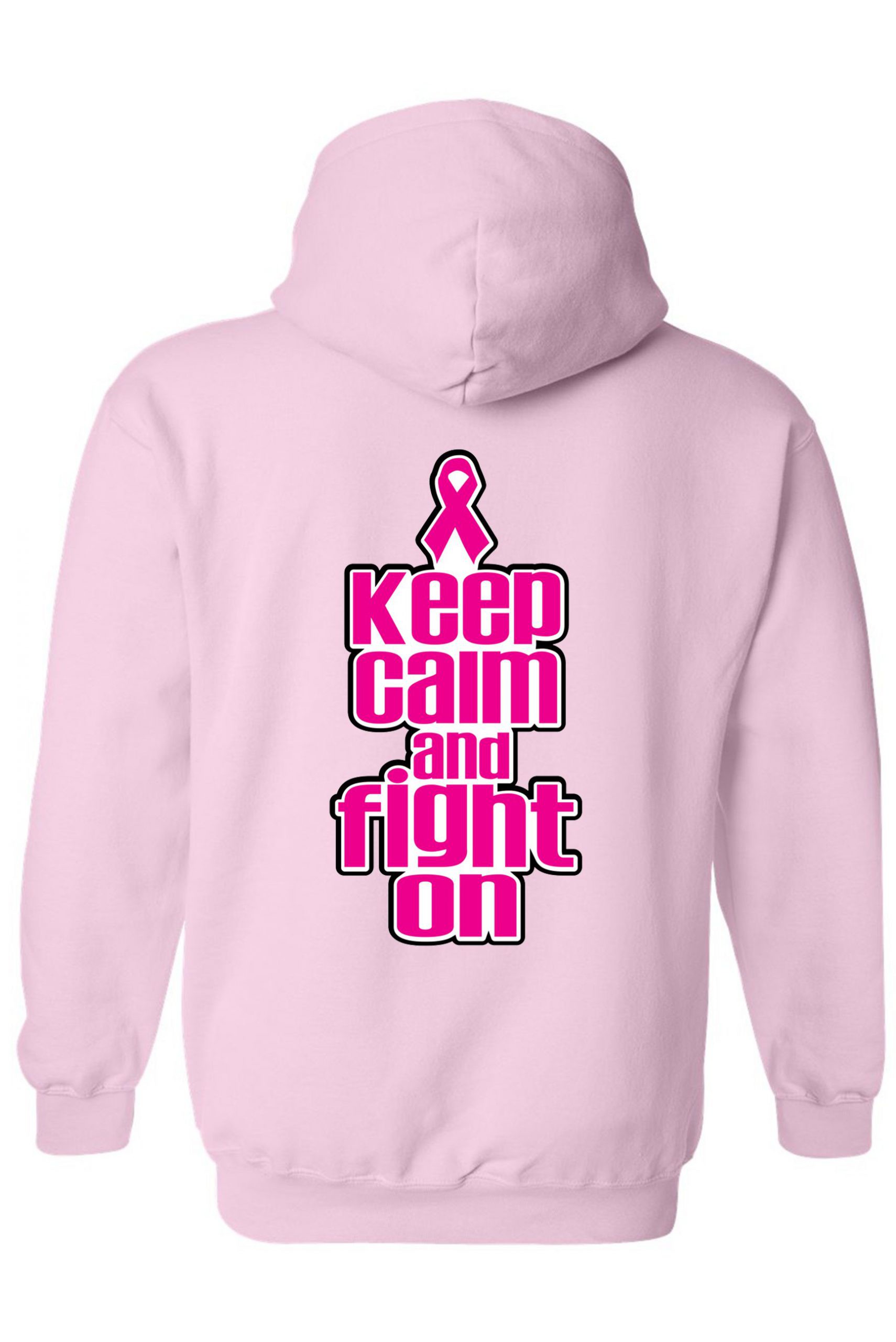 Unisex Zip-Up Hoodie  BCA "Keep Calm and Fight on"