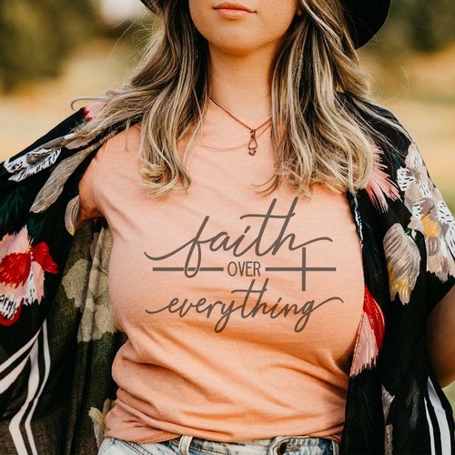 Faith Over Everything Graphic T-Shirt - IN143