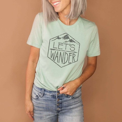 Let's Wander Graphic T-Shirt - TR112