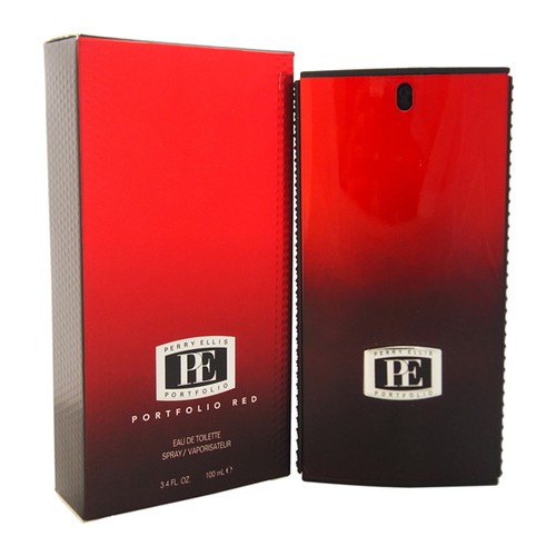 Perry Ellis M-4655 3.4 oz Portfolio Red EDT Spray for Men
