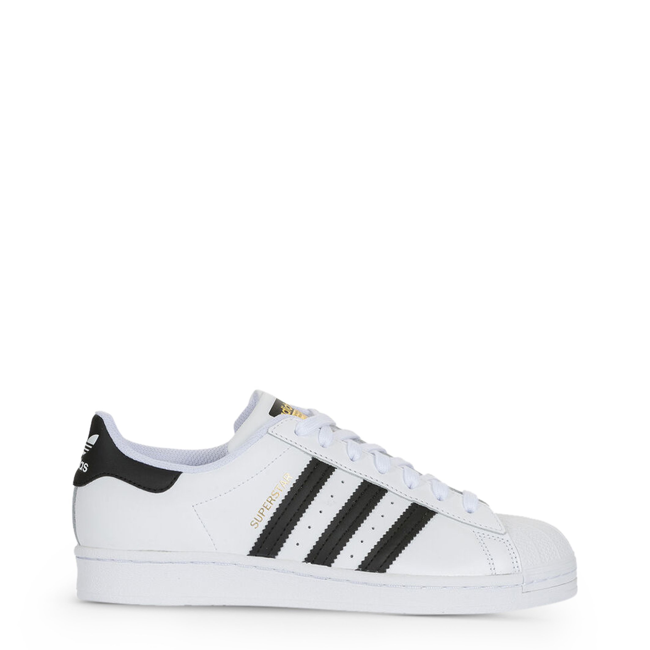 Adidas Sneakers - Low Top Sports Shoes Black / White / Unisex - UK 4.5 WHITE-8 