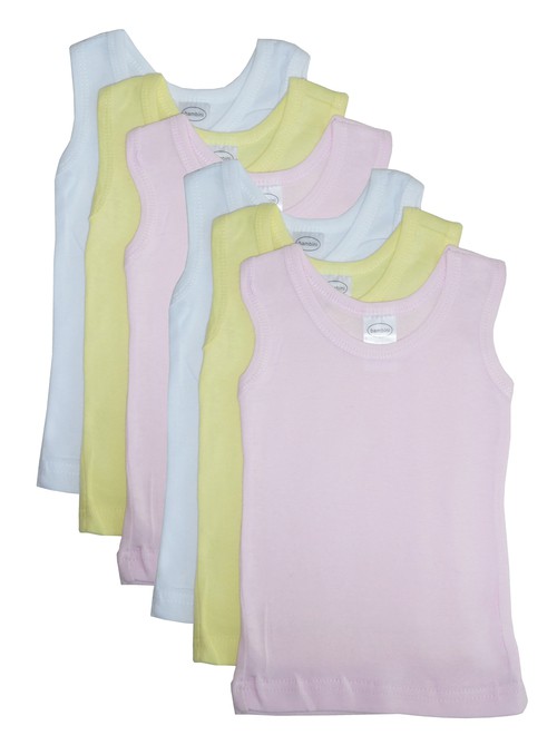 Girls's Six Pack Pastel Tank Top