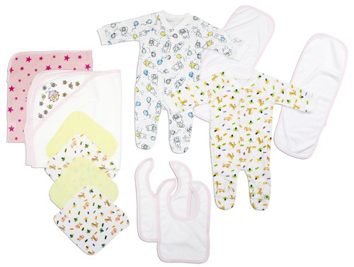 Newborn Baby Girls 16 Pc Layette Baby Shower Gift