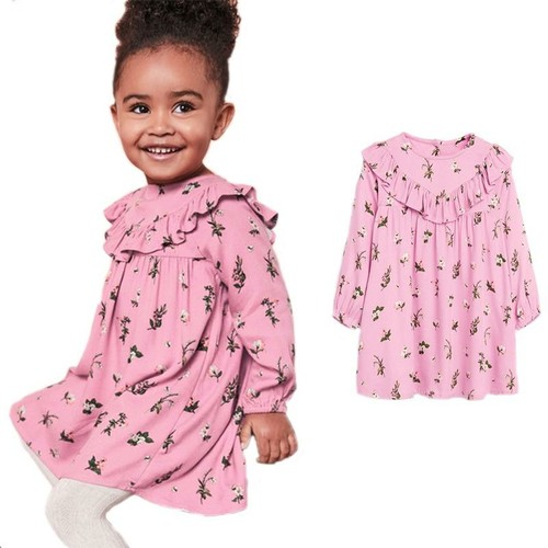 V-TREE Cute Baby Girl Dresses Floral Printed