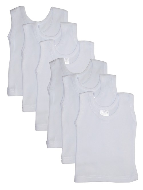 White Tank Top 6 Pack