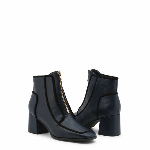 Roccobarocco Women's Ankle Boots, Pump Heel Blue / Black - B342952