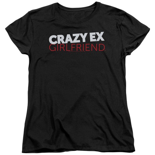 Trevco CBS2462-WT-3 Crazy Ex Girlfriend & Crazy Logo Short Sleeve Cott