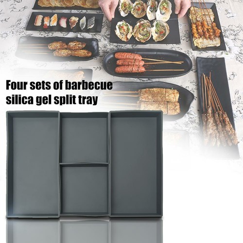 Dishwasher Safe Silicone Non Stick Solid Sheet Pan Cooking BBQ Dining