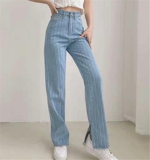 Denim Flare Pants Indie Aesthetic Long Baggy Trousers Women Harajuku