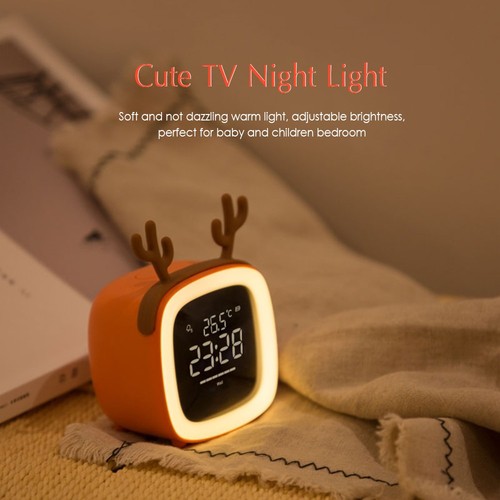 Night Light Alarm Clock Table Clock with Snooze