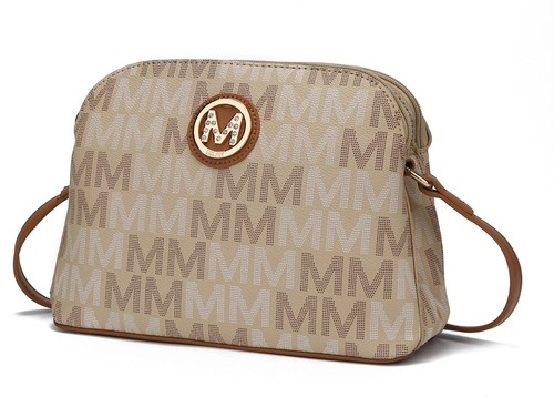 MKF Collection by Mia K MKF-MU6374BG Niecy M Signature Crossbody Bag&#