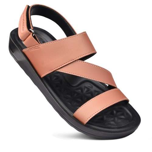 Aerothotic Tribolt Strap Arch Supportive Women Walking Sandals