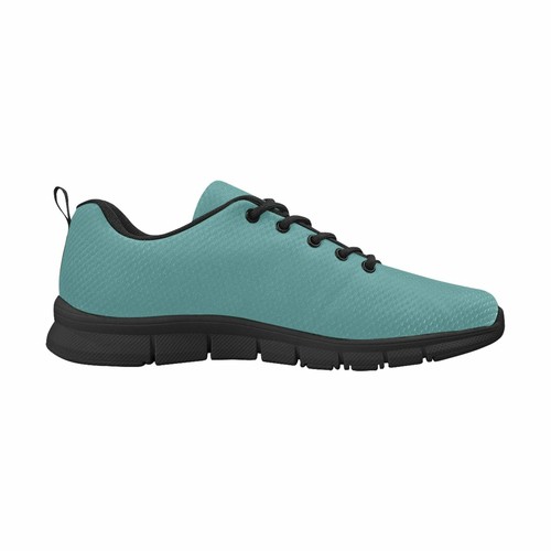 Uniquely You Womens Sneakers, Teal Green and Black  Sports Shoes