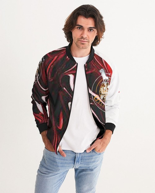 Red Marble 7 Mens Bomber
